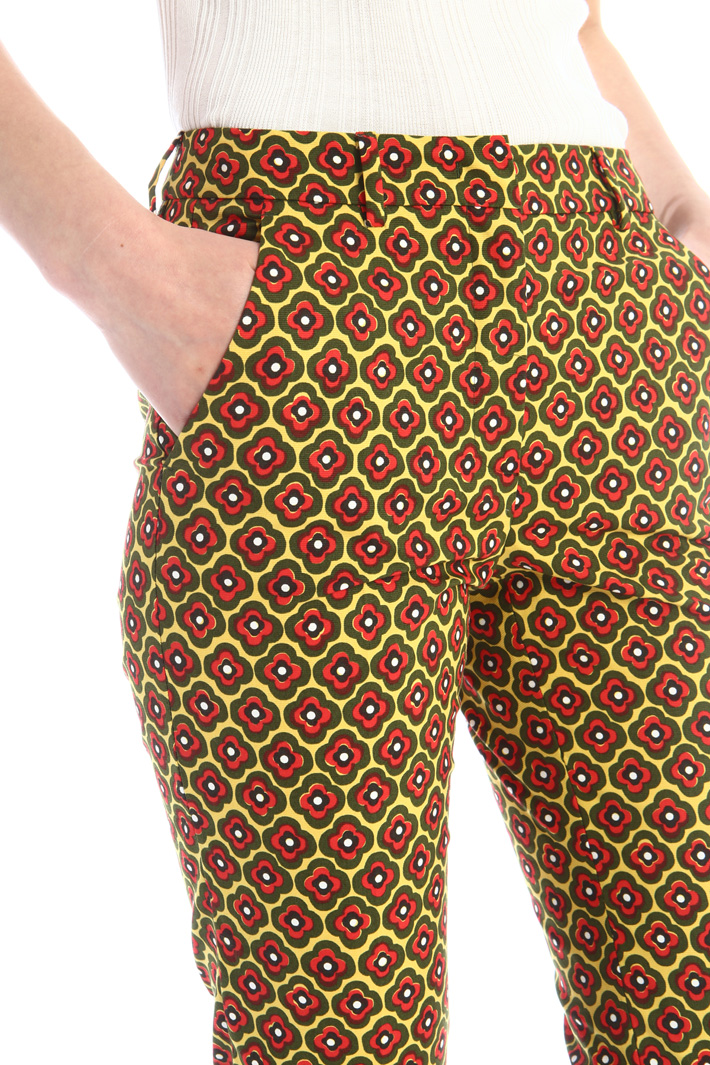 Pantaloni in faille di cotone Fashion Market