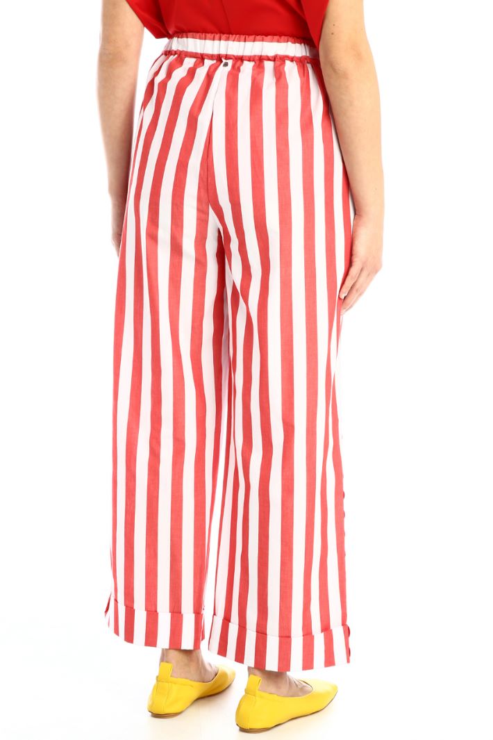 Pantaloni in cotone tinto filo Fashion Market Pantaloni in cotone tinto filo Fashion Market