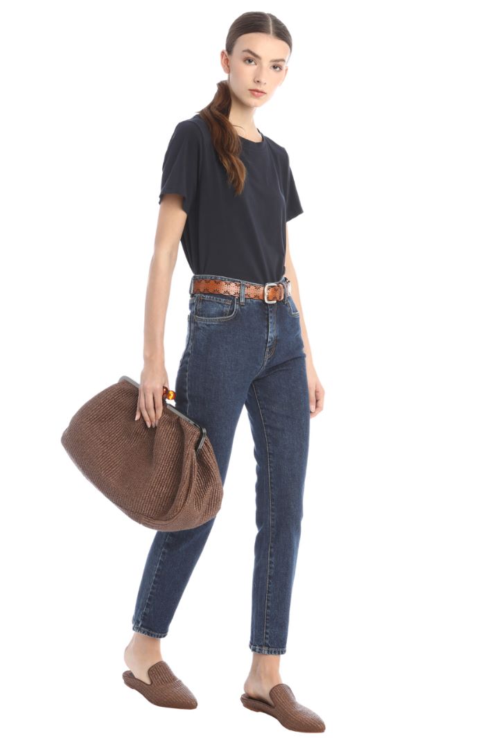 Jeans slim in denim Fashion Market