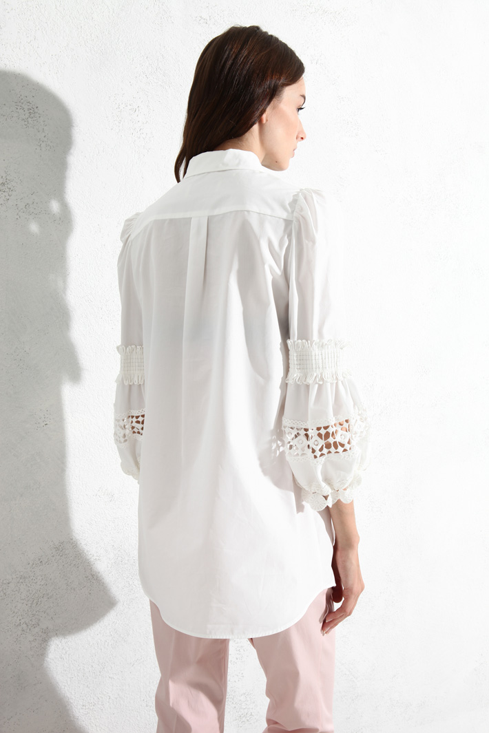 Camicia in popeline di cotone Fashion Market