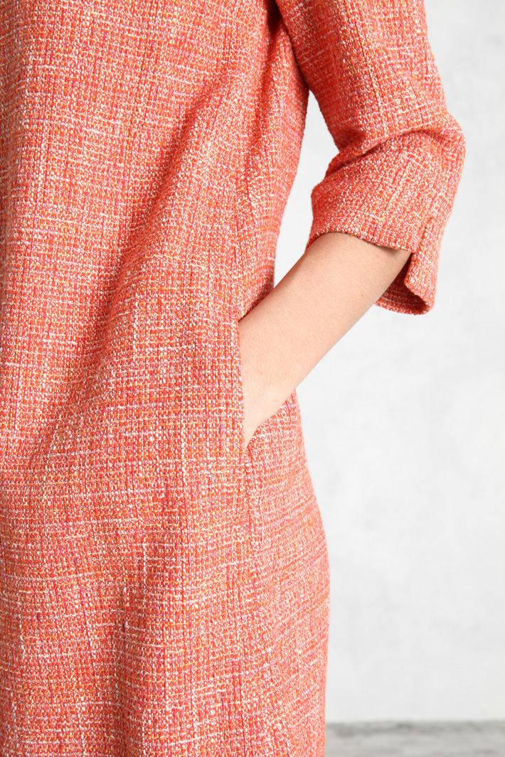 Abito ad A in stuoia stretch Fashion Market