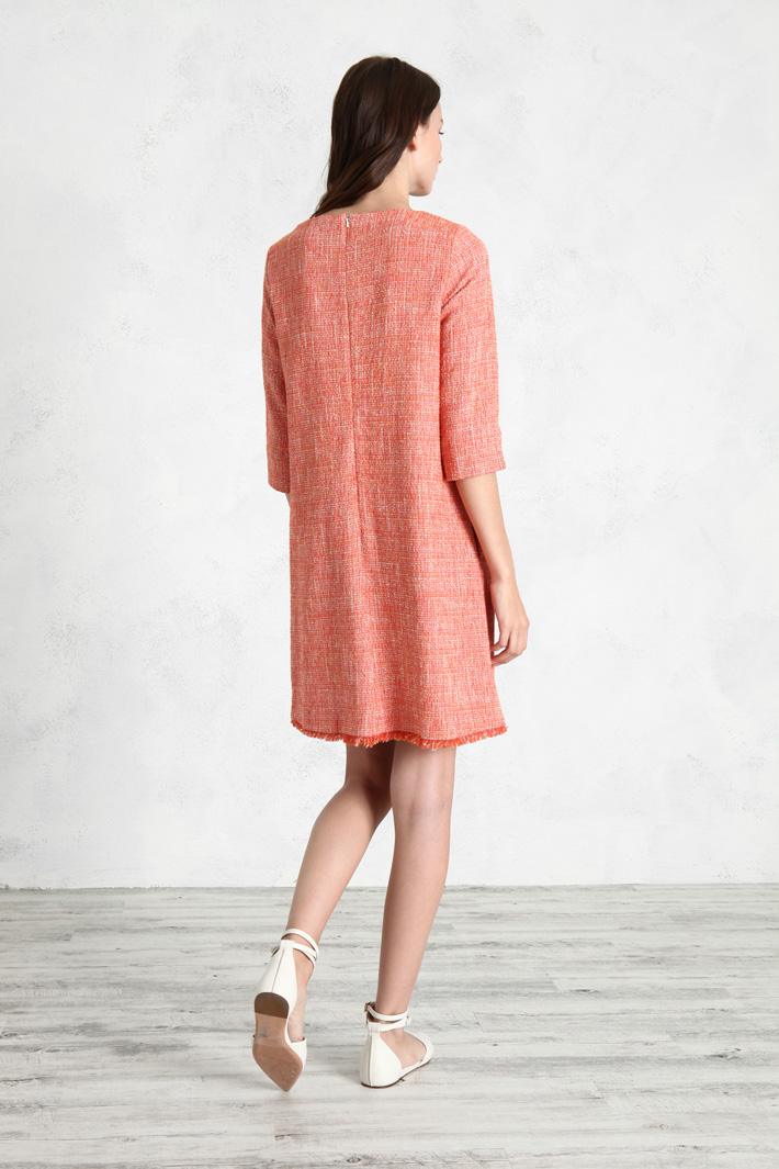 Abito ad A in stuoia stretch Fashion Market