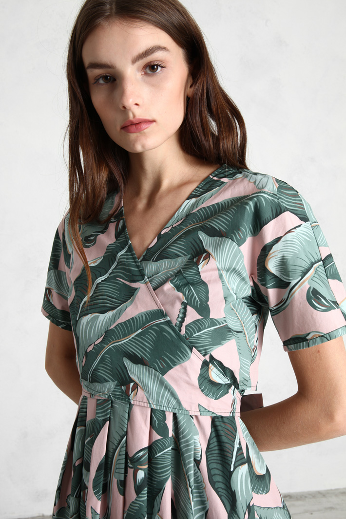 Abito in popeline di cotone Fashion Market