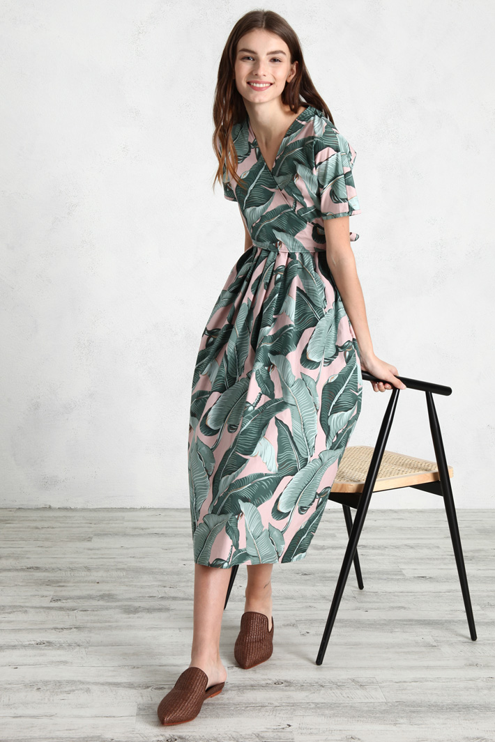 Abito in popeline di cotone Fashion Market