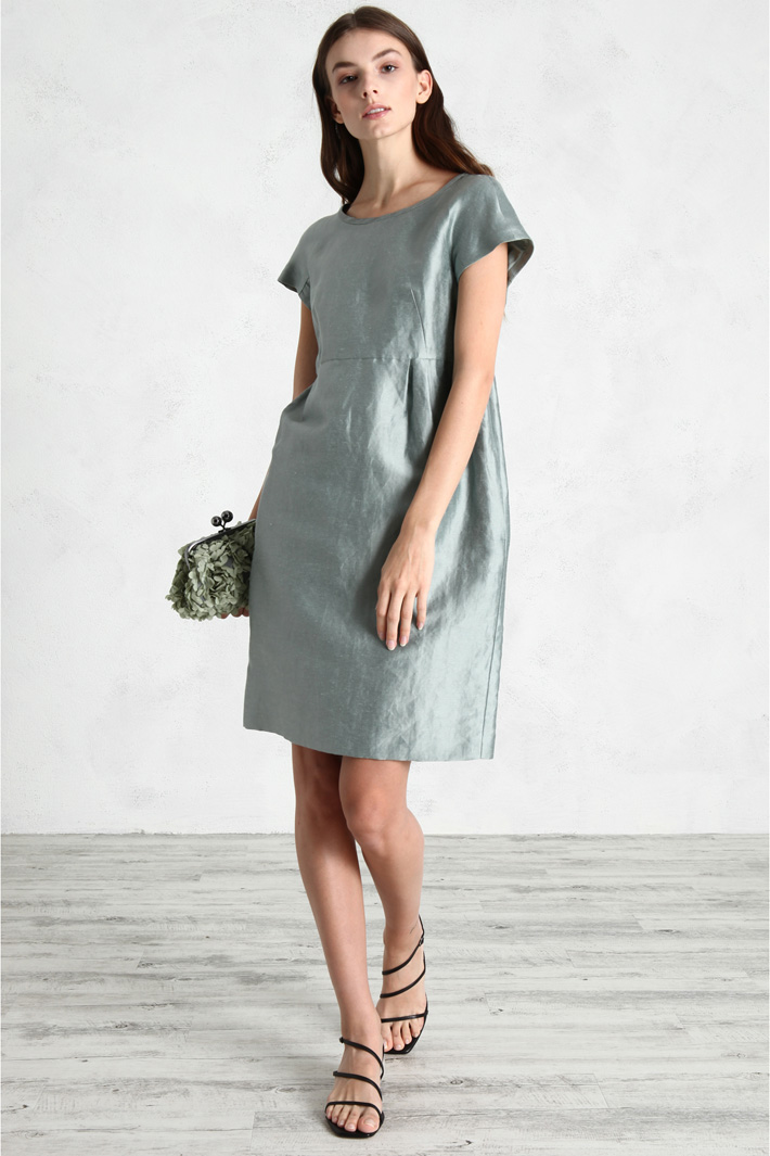 Abito sfiancato raso di seta Fashion Market