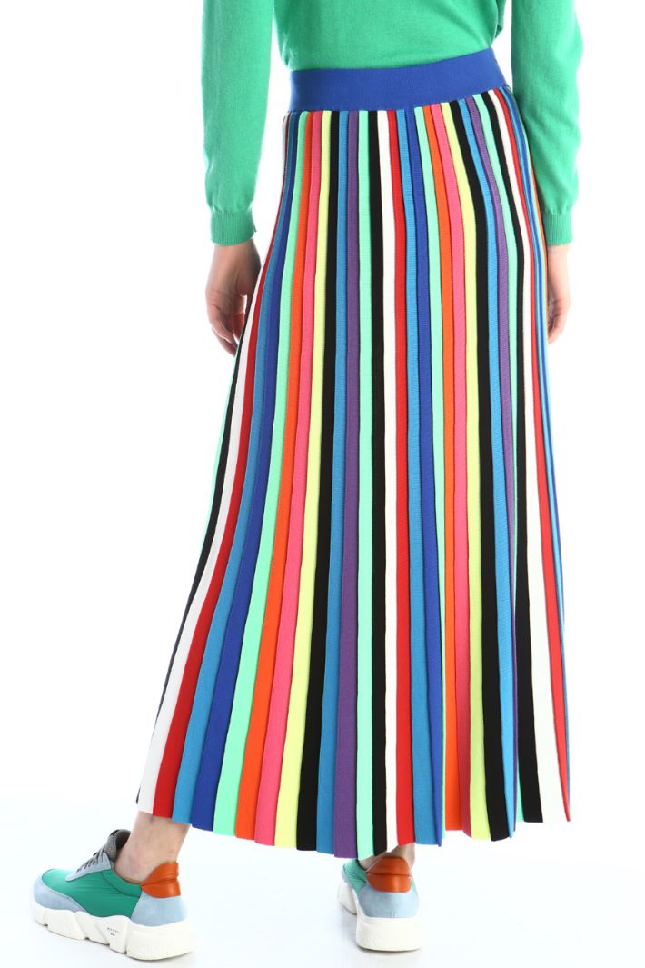 Gonna in maglia plissè Fashion Market