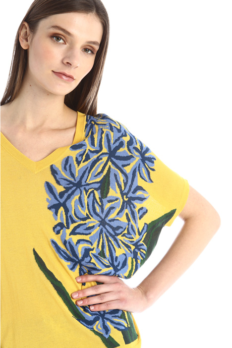 Maglia con intarsio Fashion Market