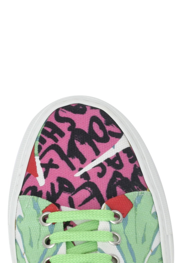 Sneakers in canvas stampata  Fashion Market