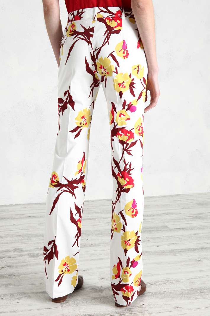 Pantaloni in raso di cotone Fashion Market