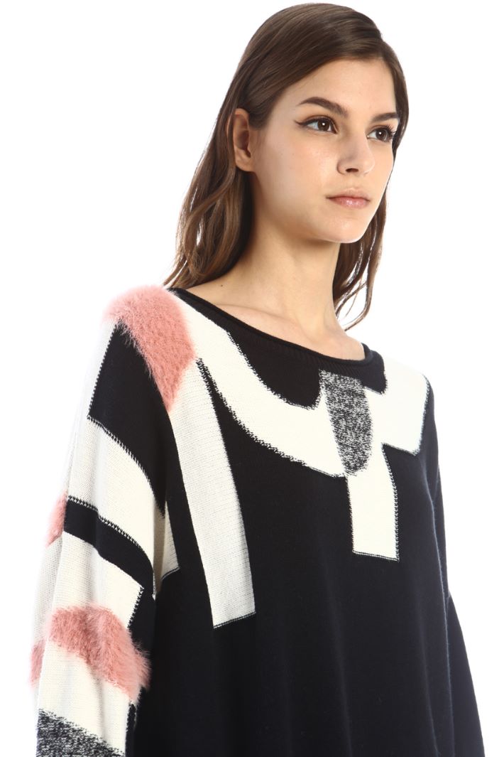 Maglia morbida con intarsio Fashion Market Maglia morbida con intarsio Fashion Market