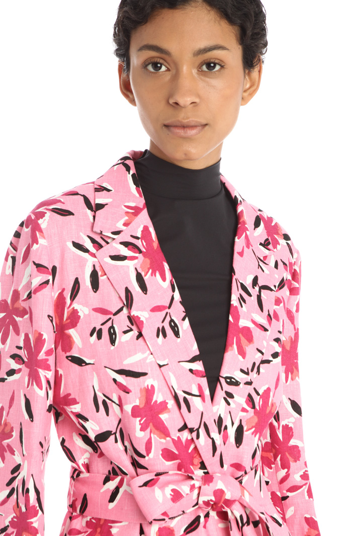 Blazer a vestaglia in lino Fashion Market Blazer a vestaglia in lino Fashion Market