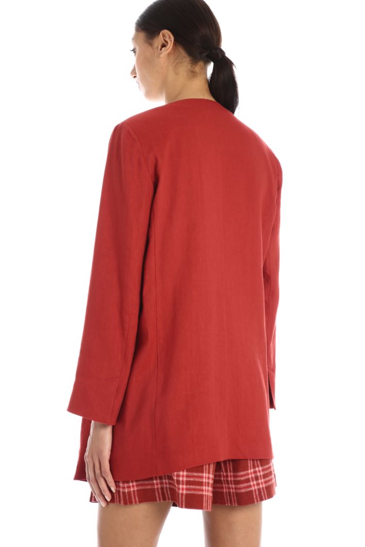 Giacca in twill di lino Fashion Market Giacca in twill di lino Fashion Market