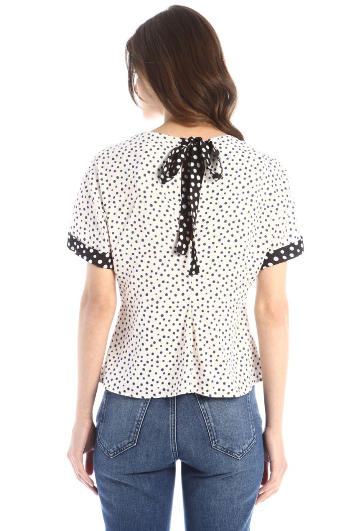 Blusa in twill di viscosa Fashion Market