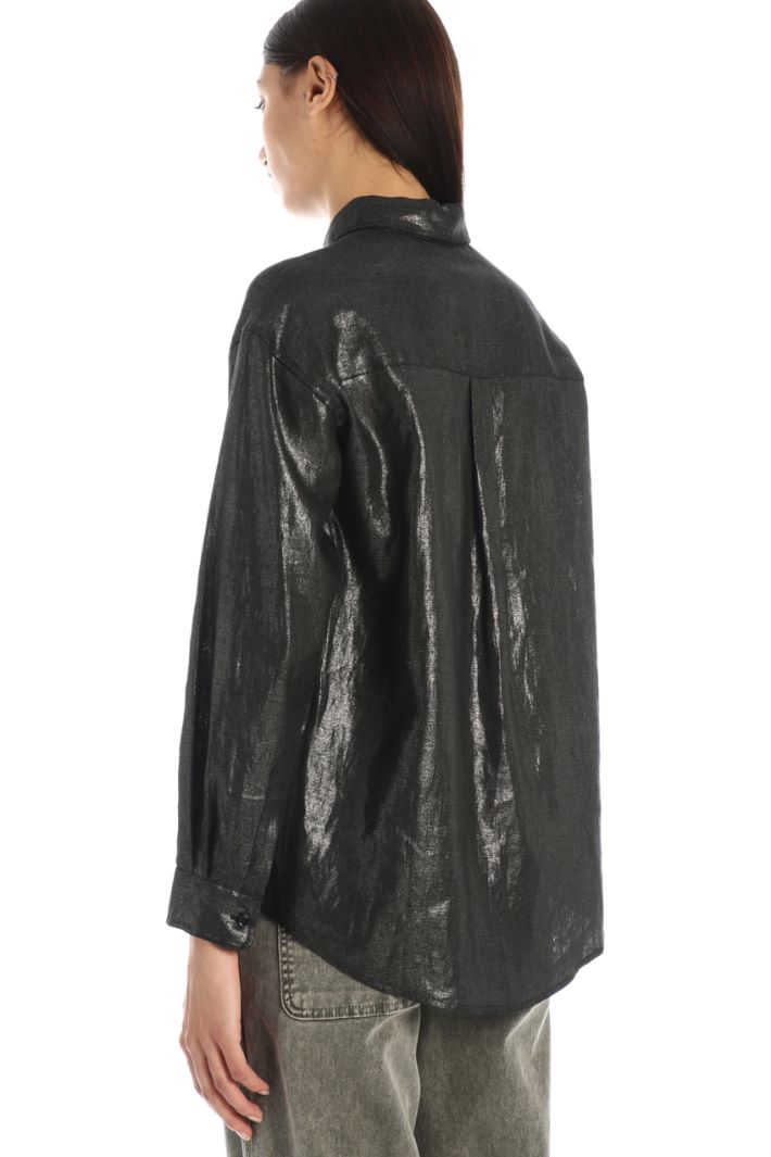 Camicia in lino laminato Fashion Market