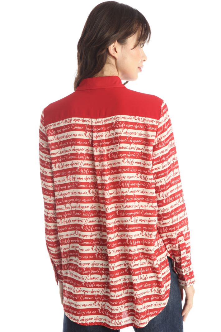 Blusa in crêpe a fantasia Fashion Market Blusa in crêpe a fantasia Fashion Market