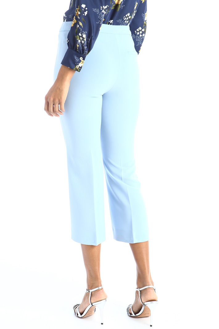 Pantaloni a trombetta in crêpe Fashion Market