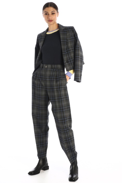 Pantaloni carrot in tela Fashion Market