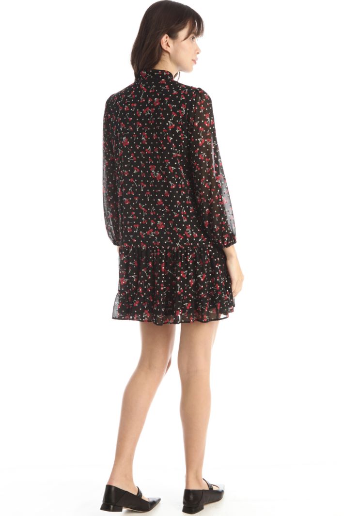 Abito in georgette con balza Fashion Market