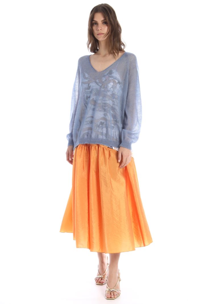 Maglia in misto mohair lamè Fashion Market