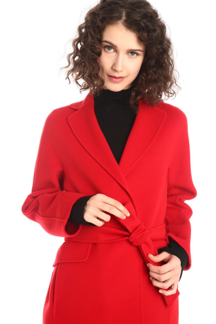 Cappotto vestagliato in lana Fashion Market