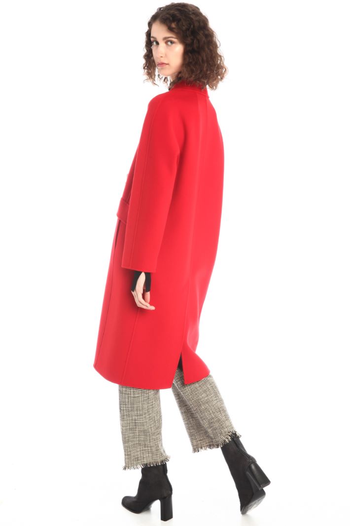 Cappotto vestagliato in lana Fashion Market