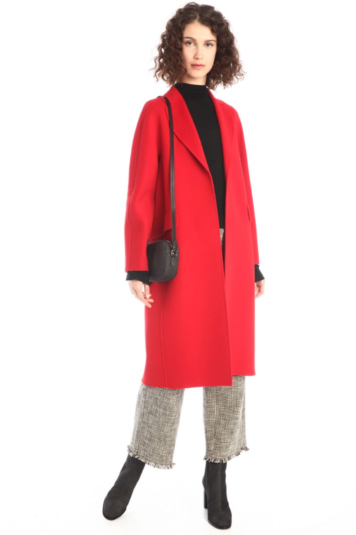 Cappotto vestagliato in lana Fashion Market