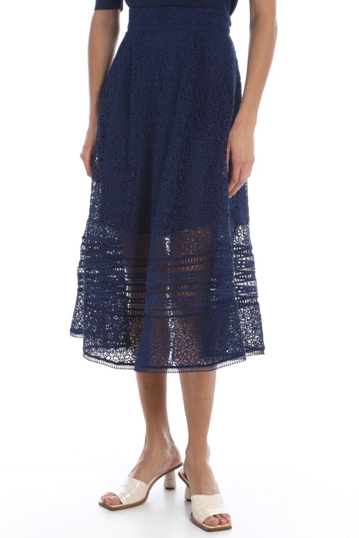 Gonna svasata in pizzo macramé Fashion Market Gonna svasata in pizzo macramé Fashion Market