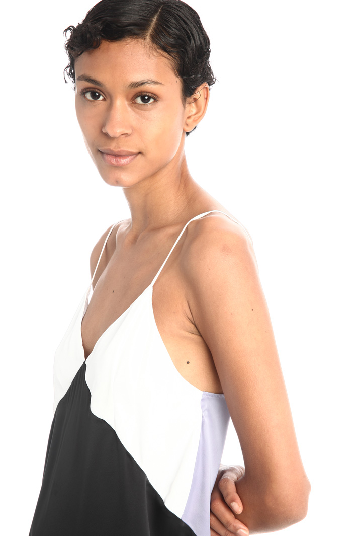 Top sottoveste in raso Fashion Market