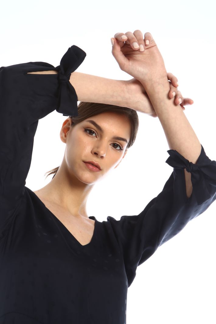 Abito svasato in jacquard Fashion Market