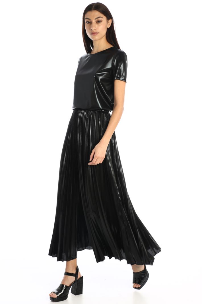 Gonna in jersey laminato Fashion Market