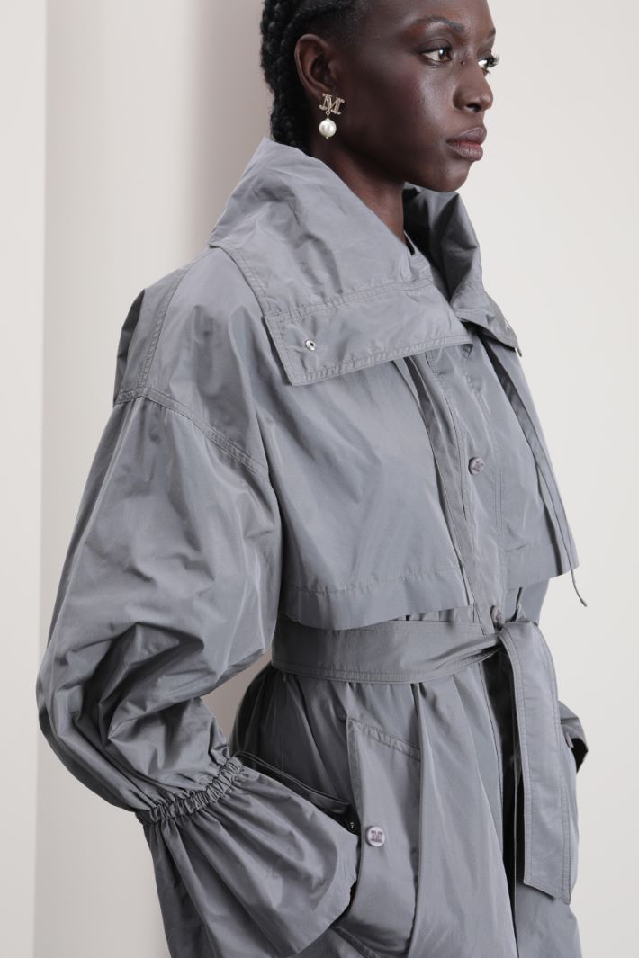 Impermeabile lungo in taffetà Fashion Market