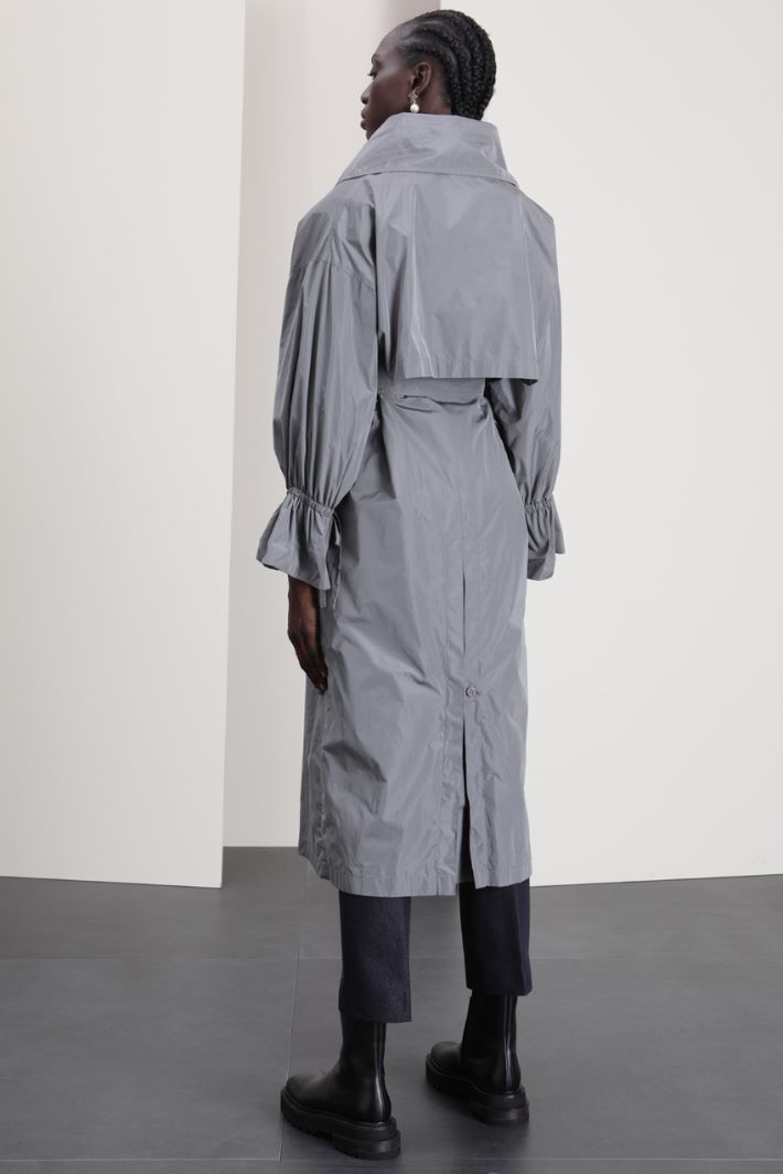 Impermeabile lungo in taffetà Fashion Market
