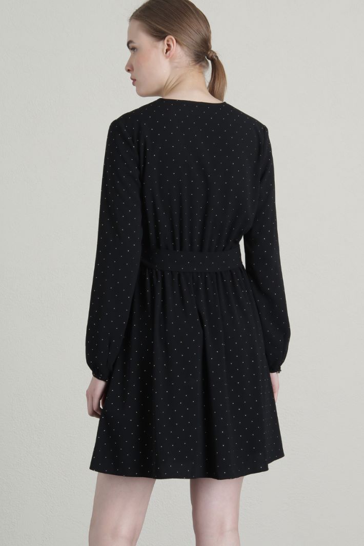 Abito in crepé con borchie Fashion Market Abito in crepé con borchie Fashion Market