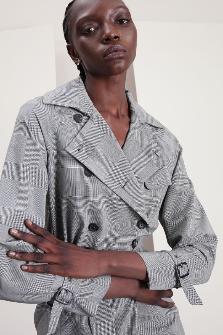 Abito trench in tela di lana Fashion Market Abito trench in tela di lana Fashion Market