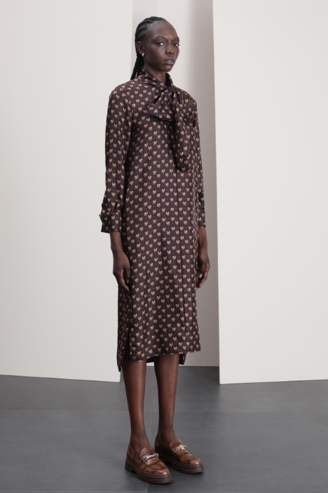 Abito in twill di pura seta Fashion Market