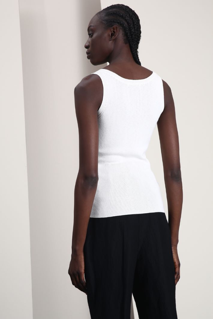 Canotta in seta e cashmere Fashion Market