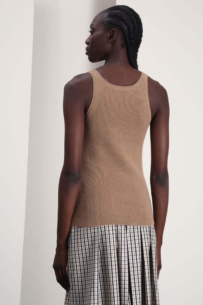 Canotta in lana e cashmere Fashion Market Canotta in lana e cashmere Fashion Market