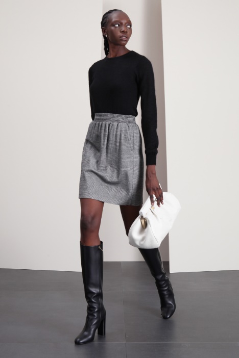 Minigonna in jersey di lana Fashion Market