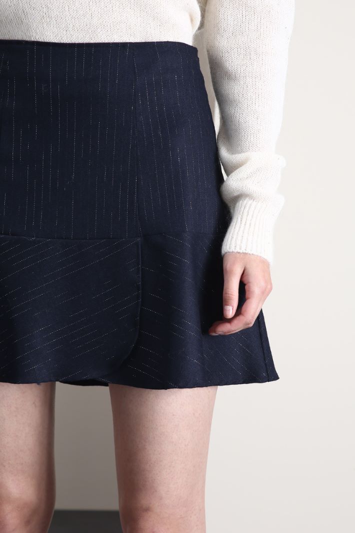 Gonna corta in tessuto lamè Fashion Market Gonna corta in tessuto lamè Fashion Market