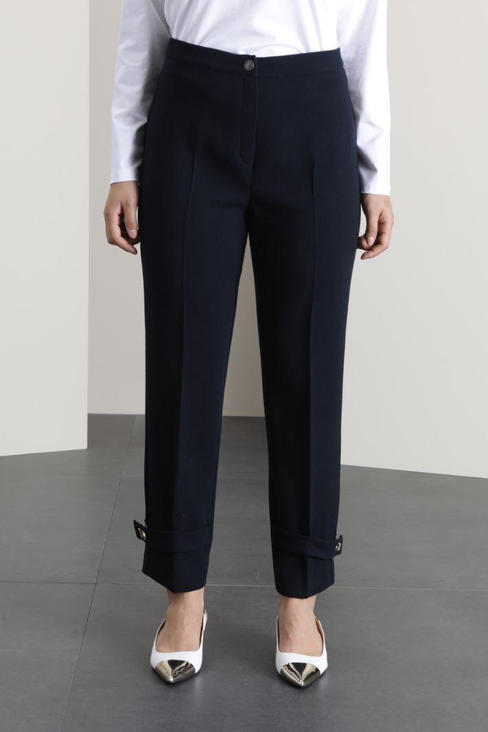 Pantaloni in crepé sablé Fashion Market