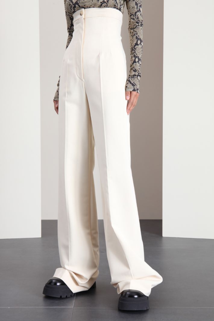 Pantaloni a vita alta in tela Fashion Market Pantaloni a vita alta in tela Fashion Market