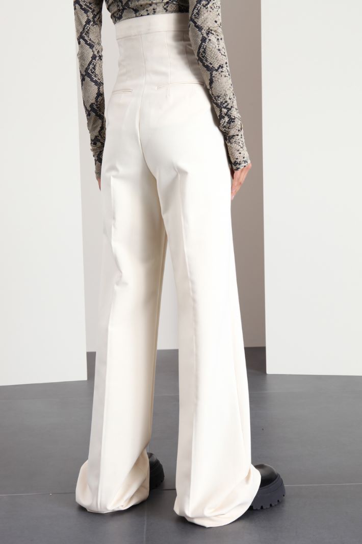 Pantaloni a vita alta in tela Fashion Market Pantaloni a vita alta in tela Fashion Market