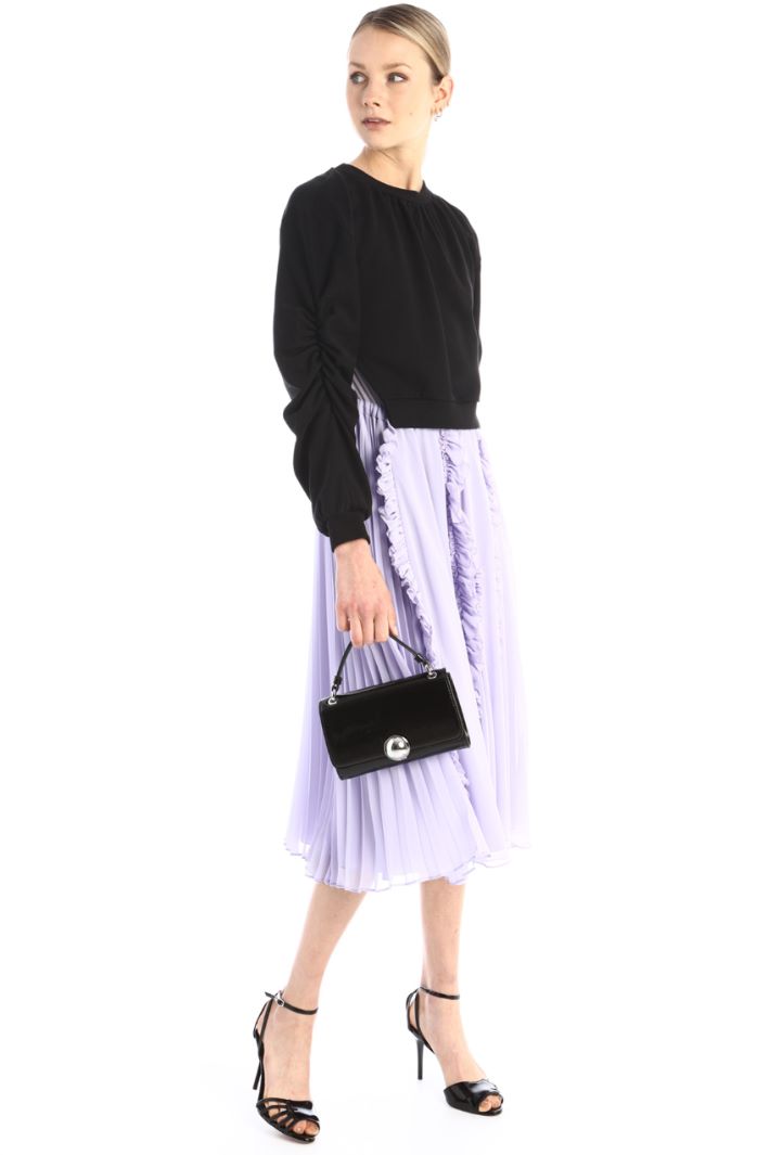 Abito in georgette e jersey Fashion Market Abito in georgette e jersey Fashion Market