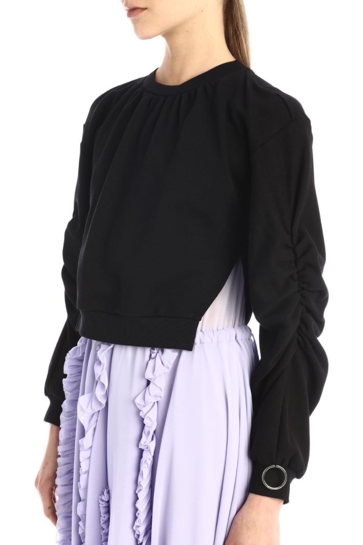 Abito in georgette e jersey Fashion Market Abito in georgette e jersey Fashion Market