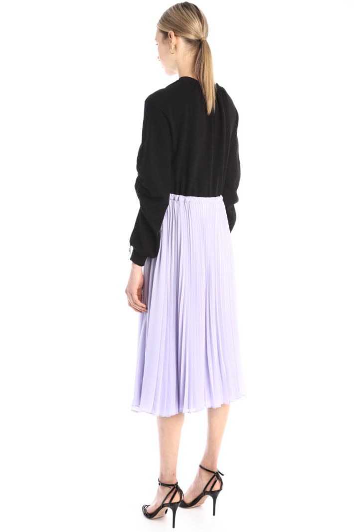 Abito in georgette e jersey Fashion Market Abito in georgette e jersey Fashion Market