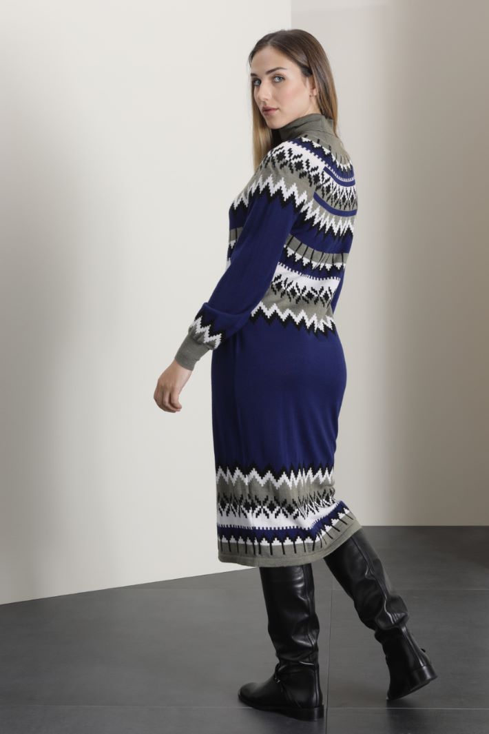 Abito in lana jacquard Fashion Market Abito in lana jacquard Fashion Market