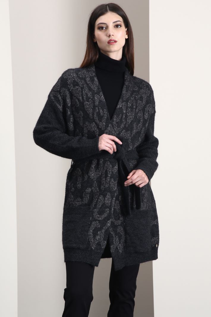 Cardigan jacquard in mohair Fashion Market Cardigan jacquard in mohair Fashion Market