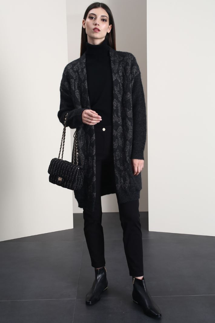 Cardigan jacquard in mohair Fashion Market Cardigan jacquard in mohair Fashion Market