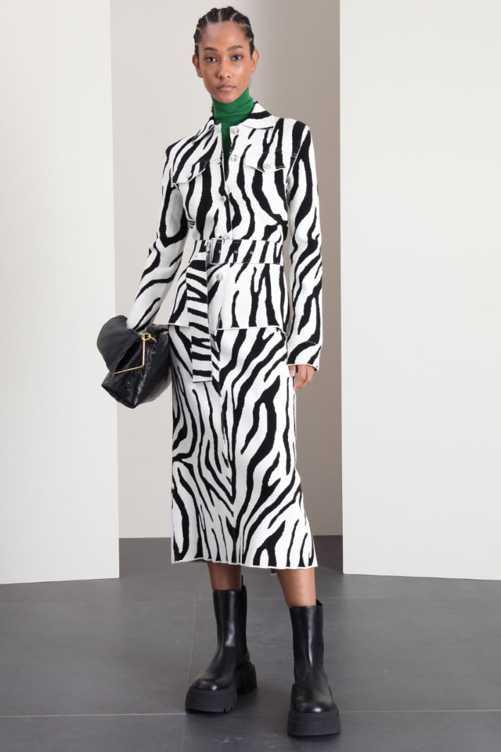 Sahariana in maglia jacquard Fashion Market Sahariana in maglia jacquard Fashion Market