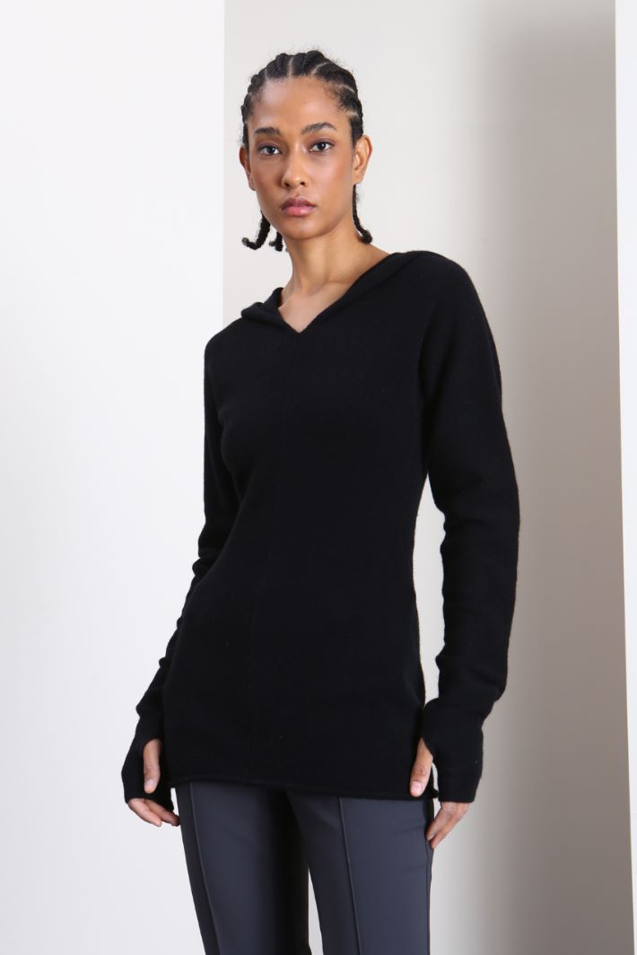 Maglia con cappuccio Fashion Market Maglia con cappuccio Fashion Market